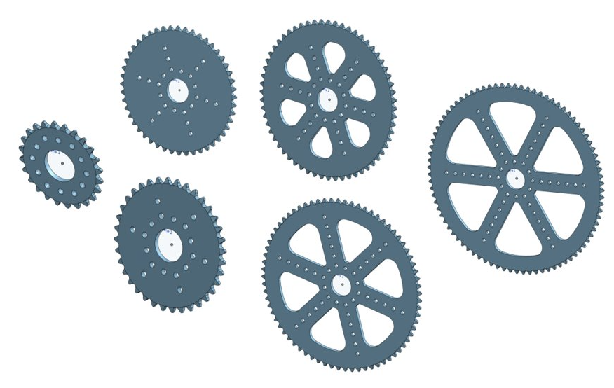 #35 Flat Plate Sprockets