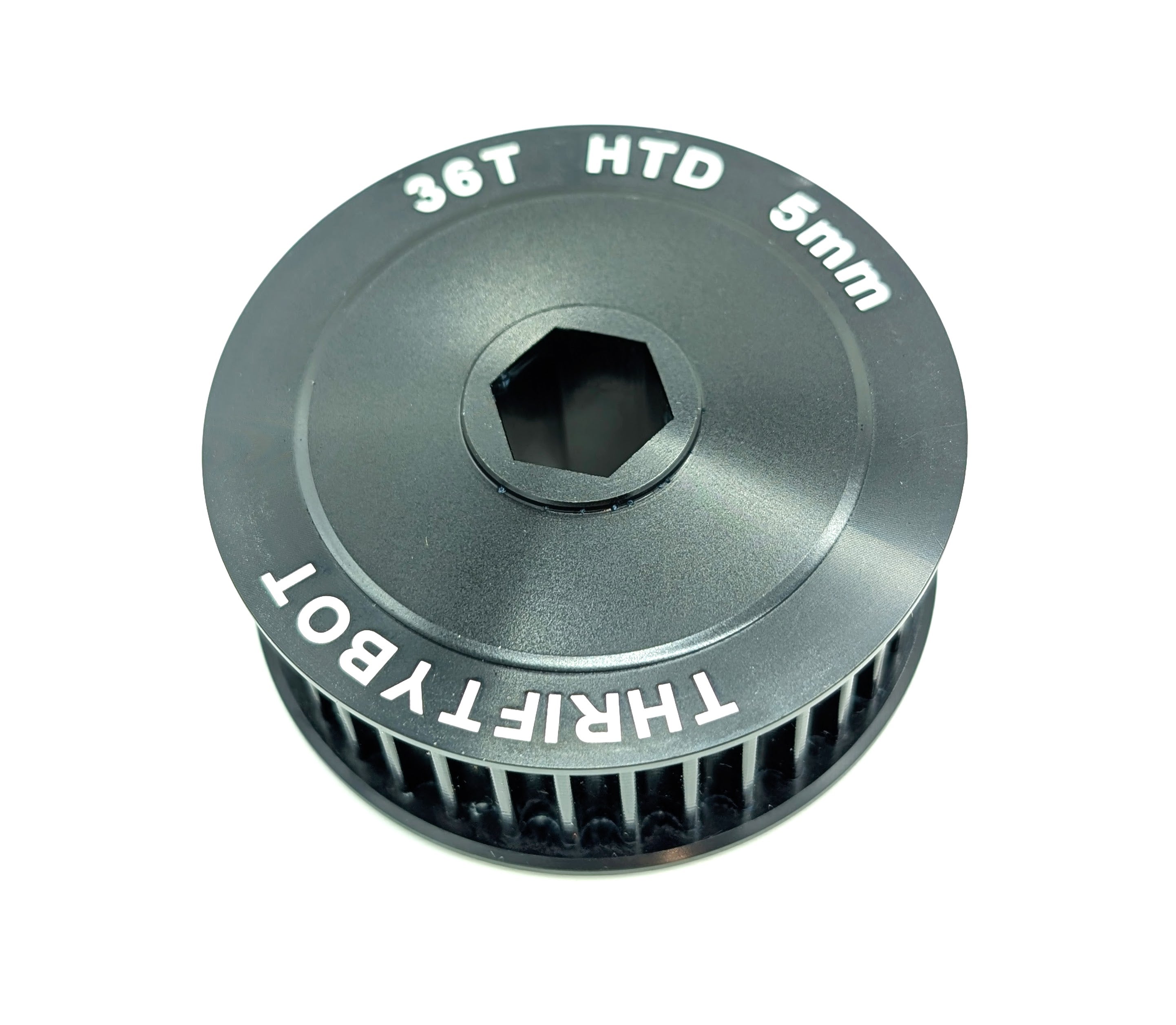 QTY 1 - 36 Tooth HTD Pulley 1/2" Hex Bore